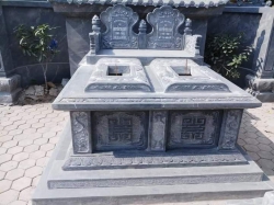 Mẫu xây mộ đôi đẹp được ưa chuộng 2022 - MD02