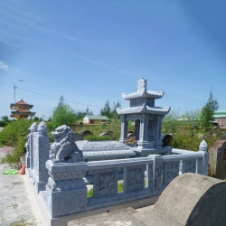 [2023] Bộ Khuôn viên mộ đá đơn đủ thành phần | Mẫu mới, độc quyền