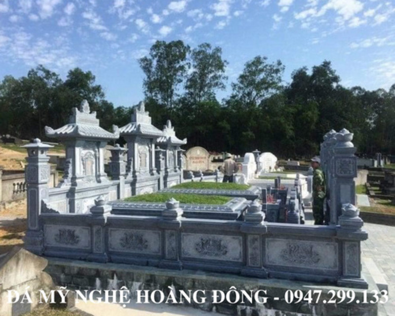 Lăng mộ đá đẹp chuẩn phong thuỷ mã số 44